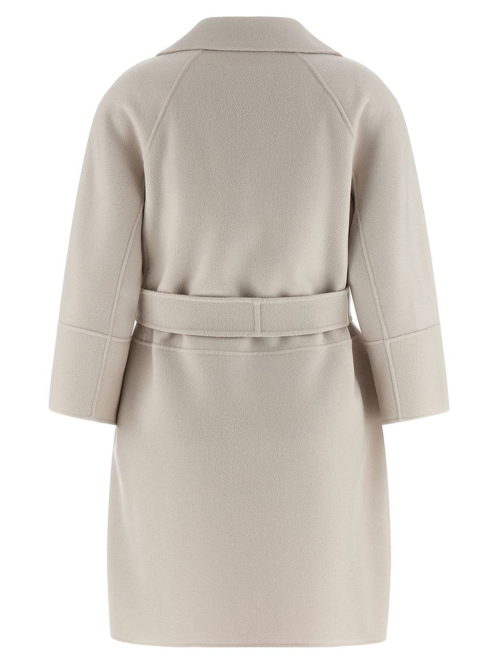'S Max Mara Beige Virgin Wool Coat