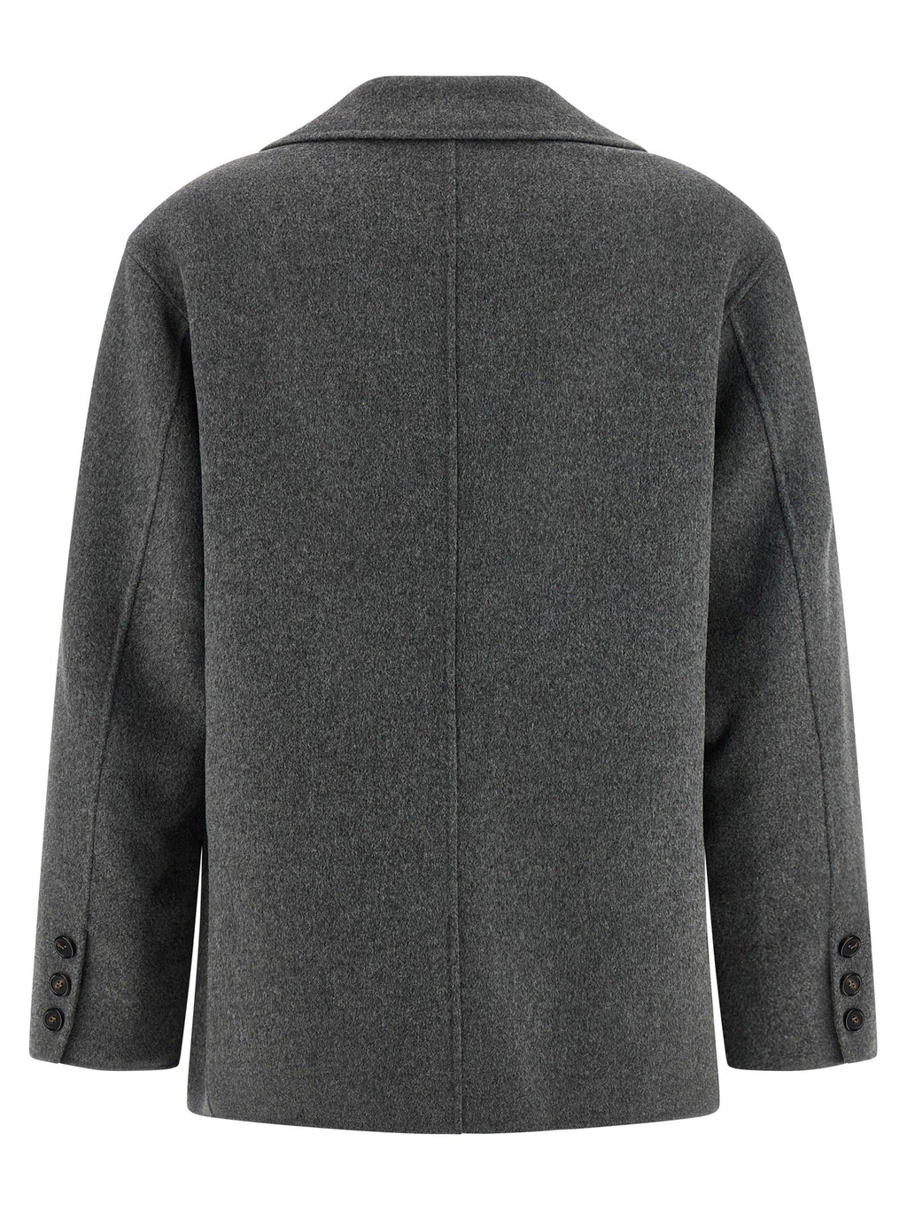 'S Max Mara Gray Virgin Wool Blazer