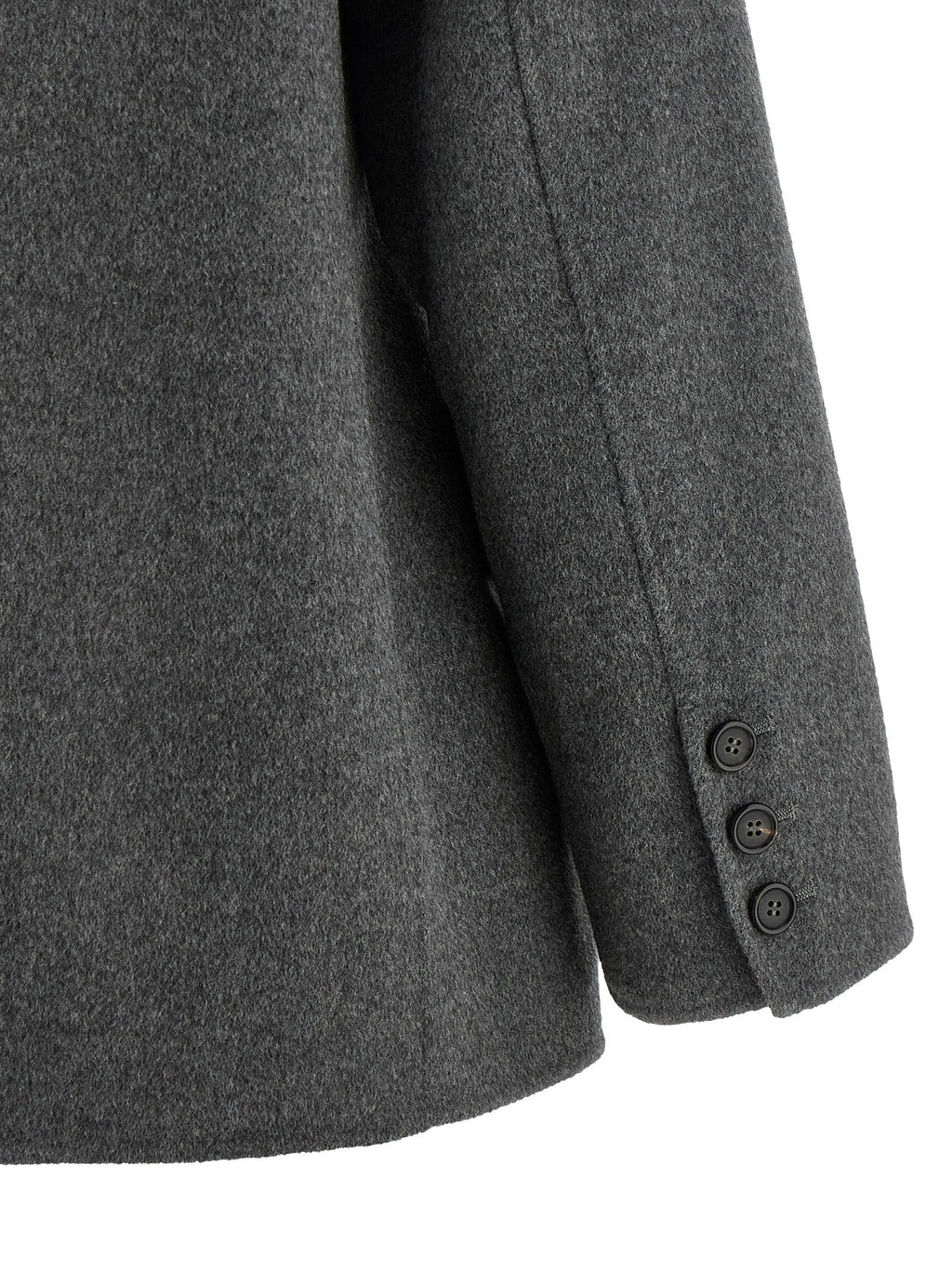 'S Max Mara Gray Virgin Wool Blazer