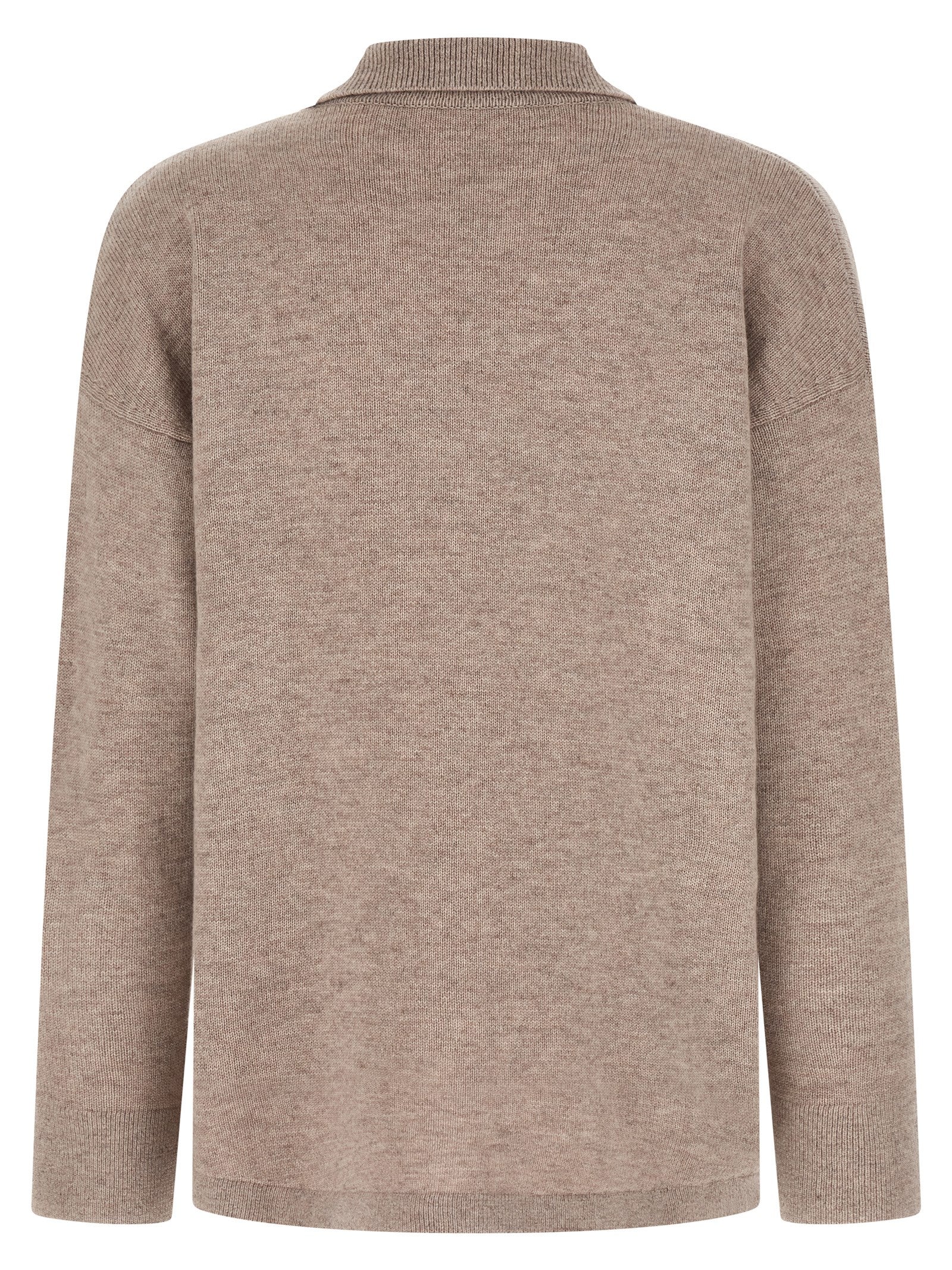 'S Max Mara Beige Wool Cardigan