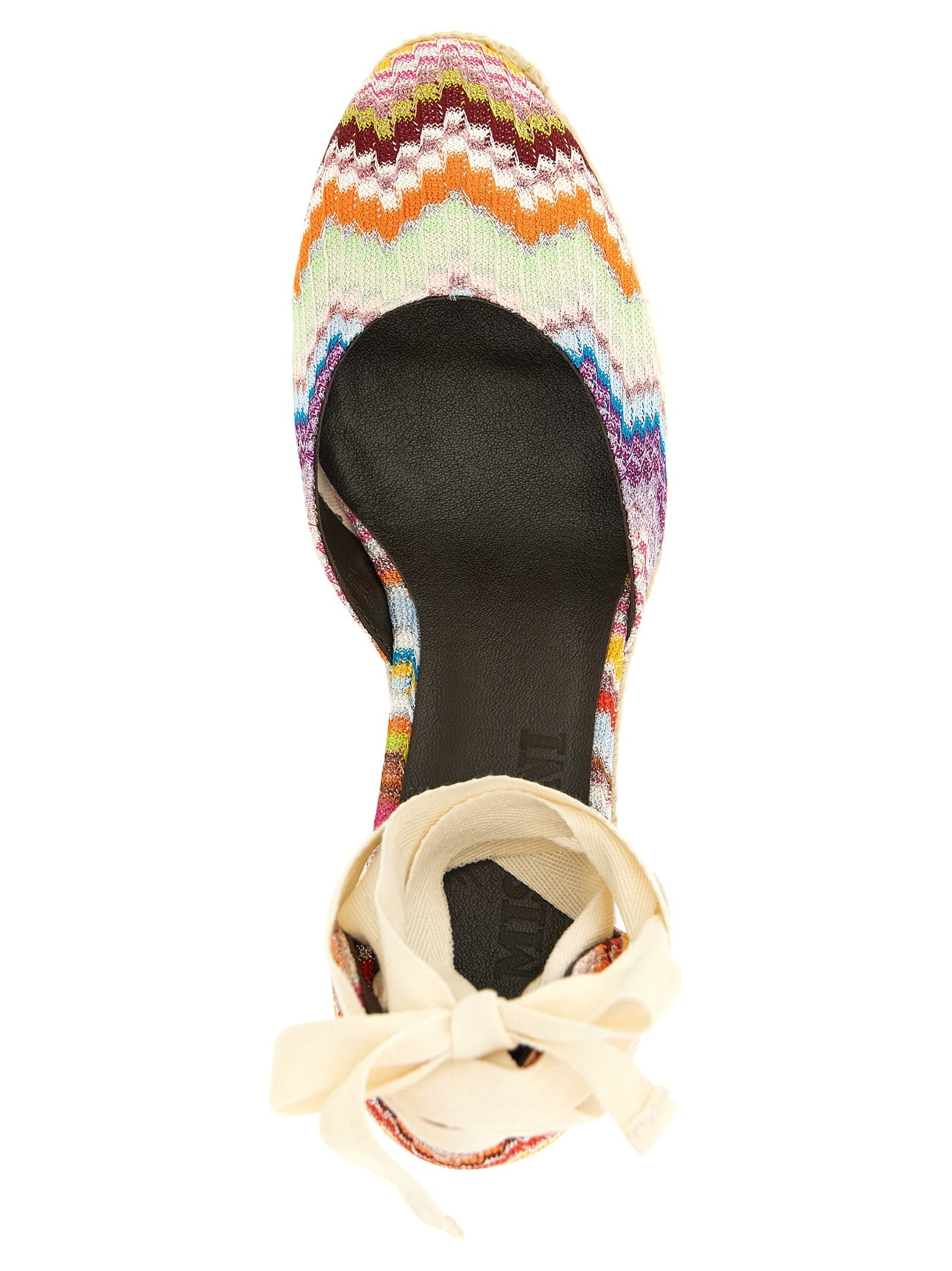 Missoni Multicolor Cowhide Wedge Sandals
