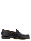 G.H. BASS Brown Cowhide Slip-On Loafers