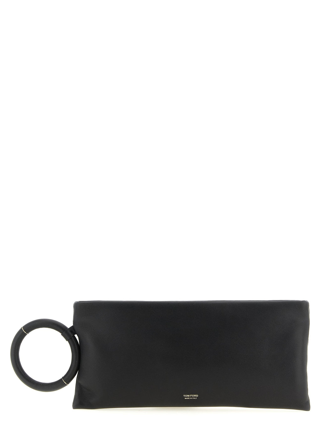 Tom Ford Black Lambskin Clutch Bag