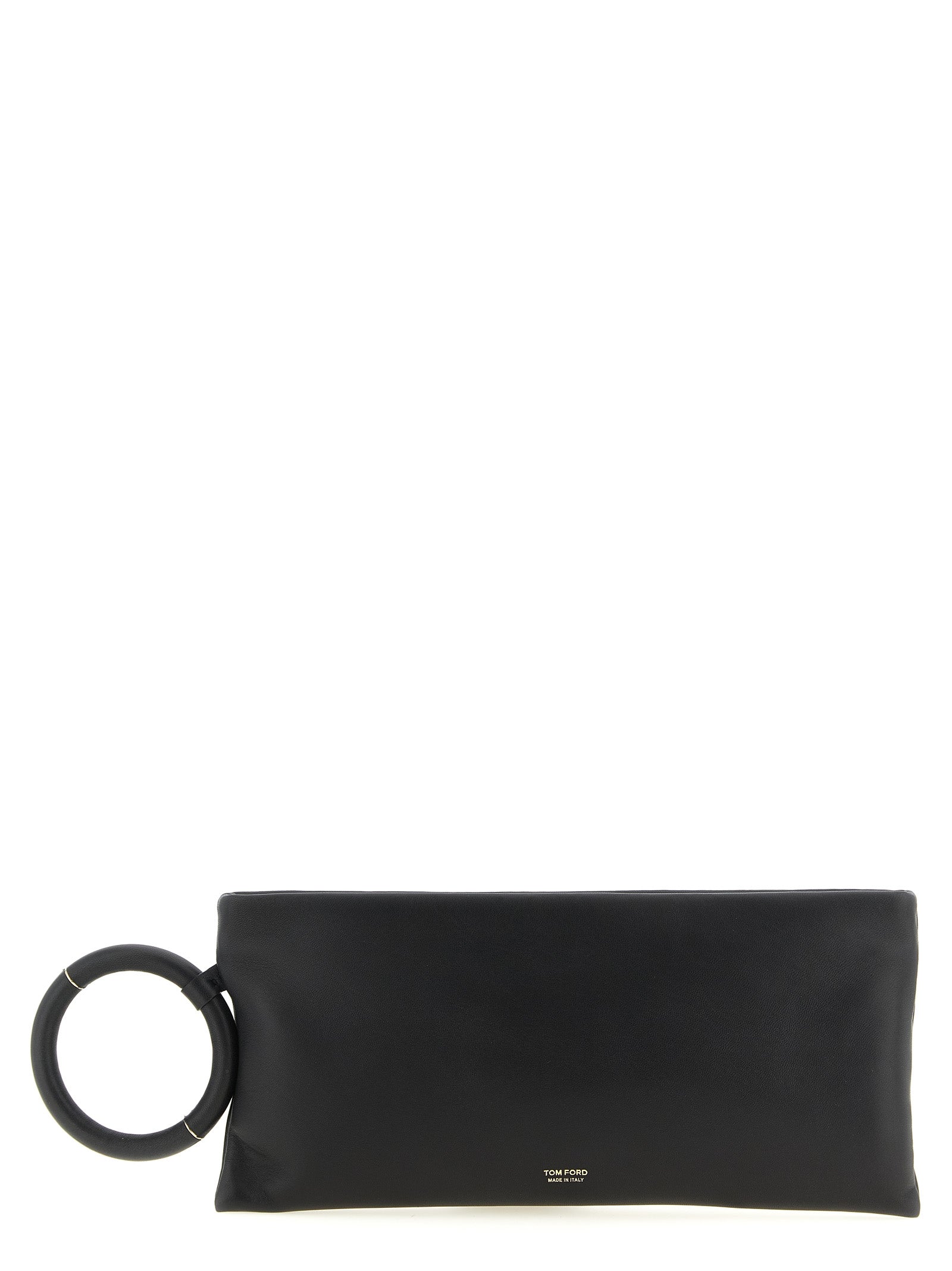 Tom Ford Black Lambskin Clutch Bag