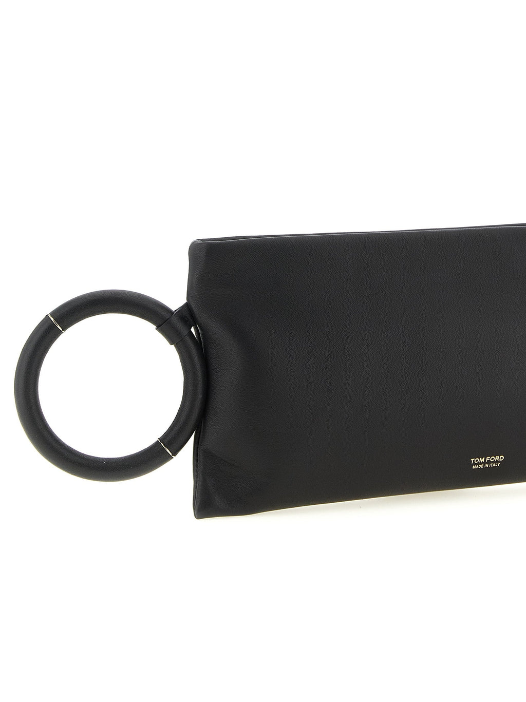 Tom Ford Black Lambskin Clutch Bag
