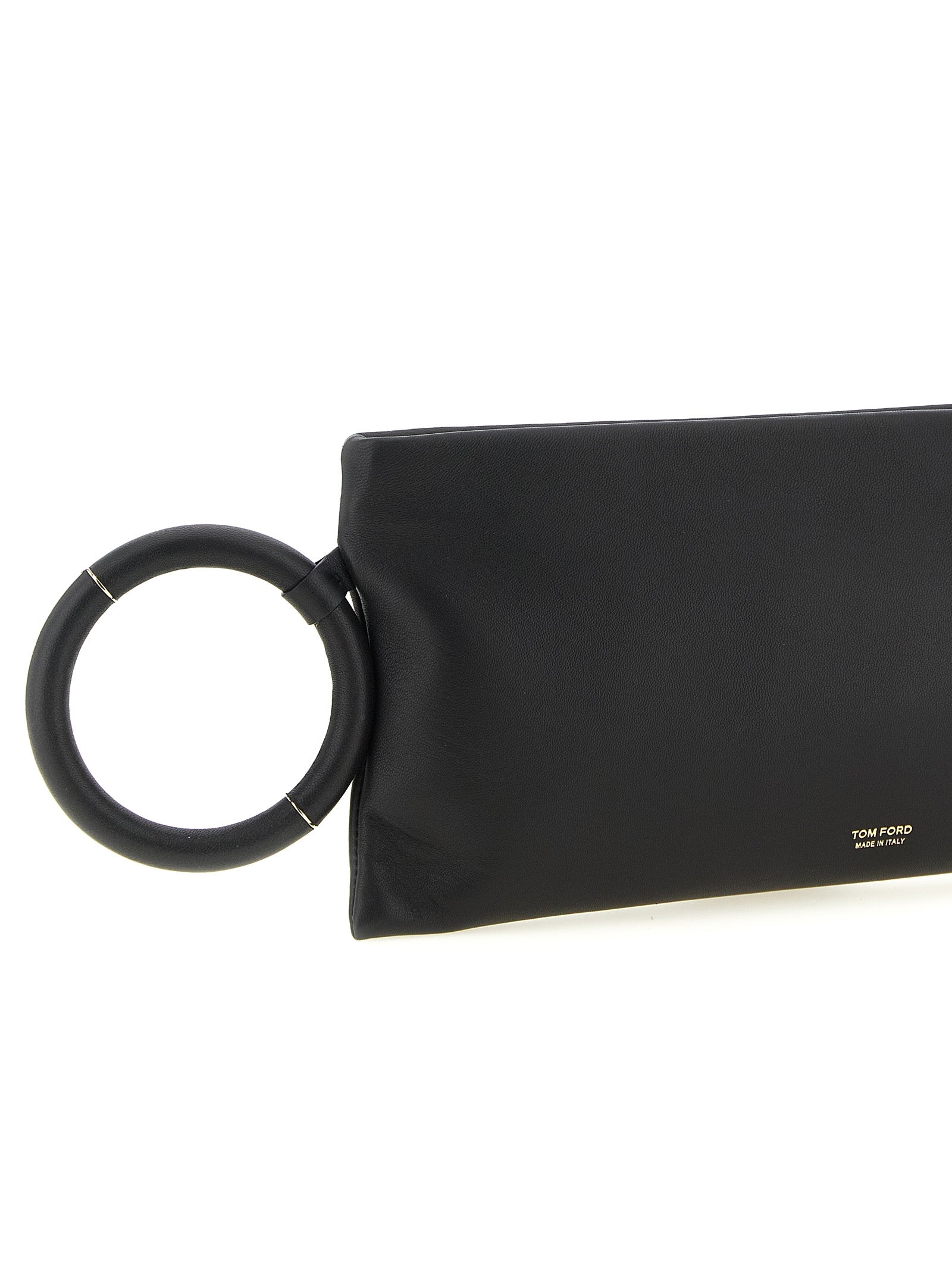 Tom Ford Black Lambskin Clutch Bag
