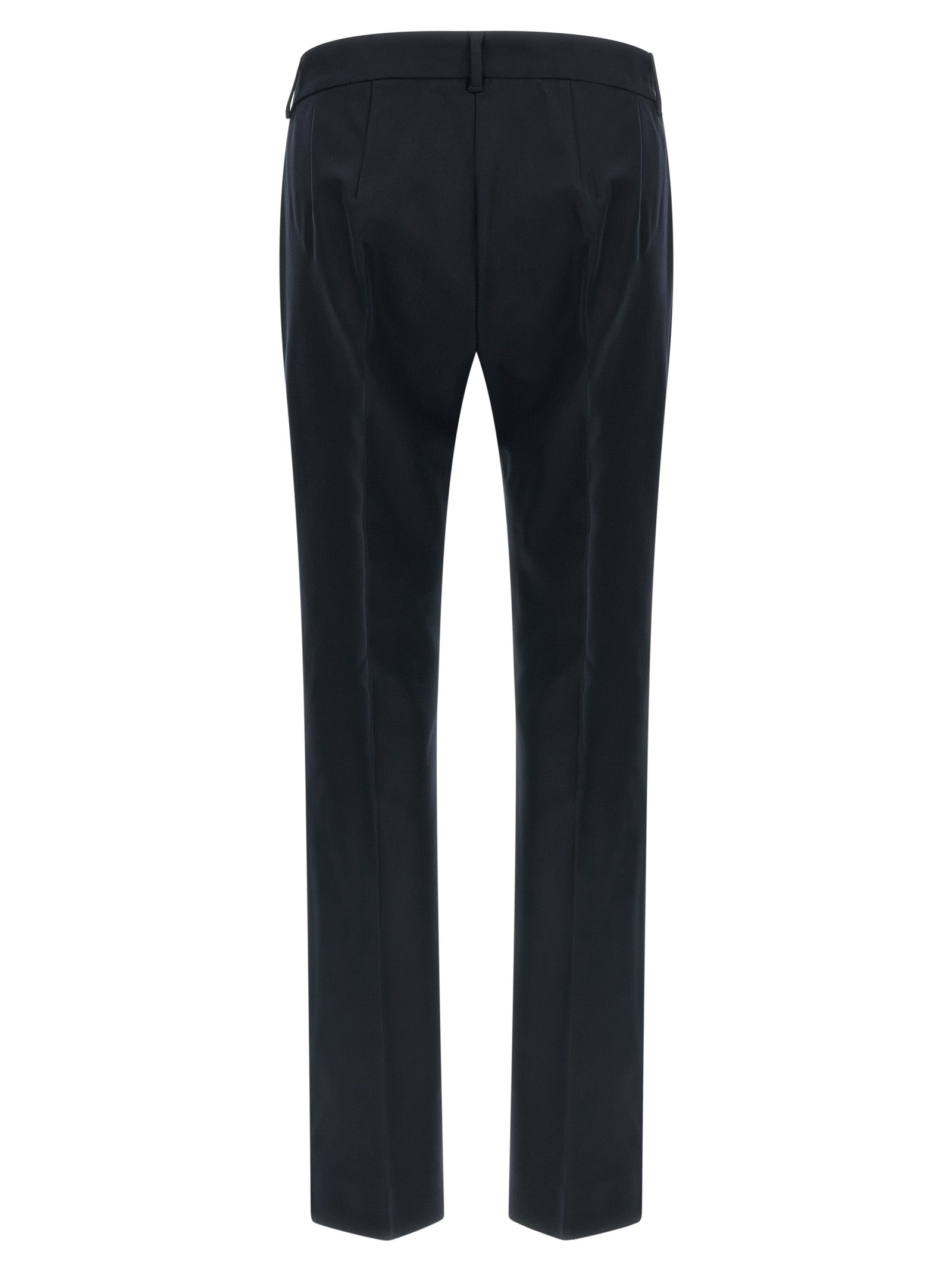 'S Max Mara Blue Cotton Flared Pants