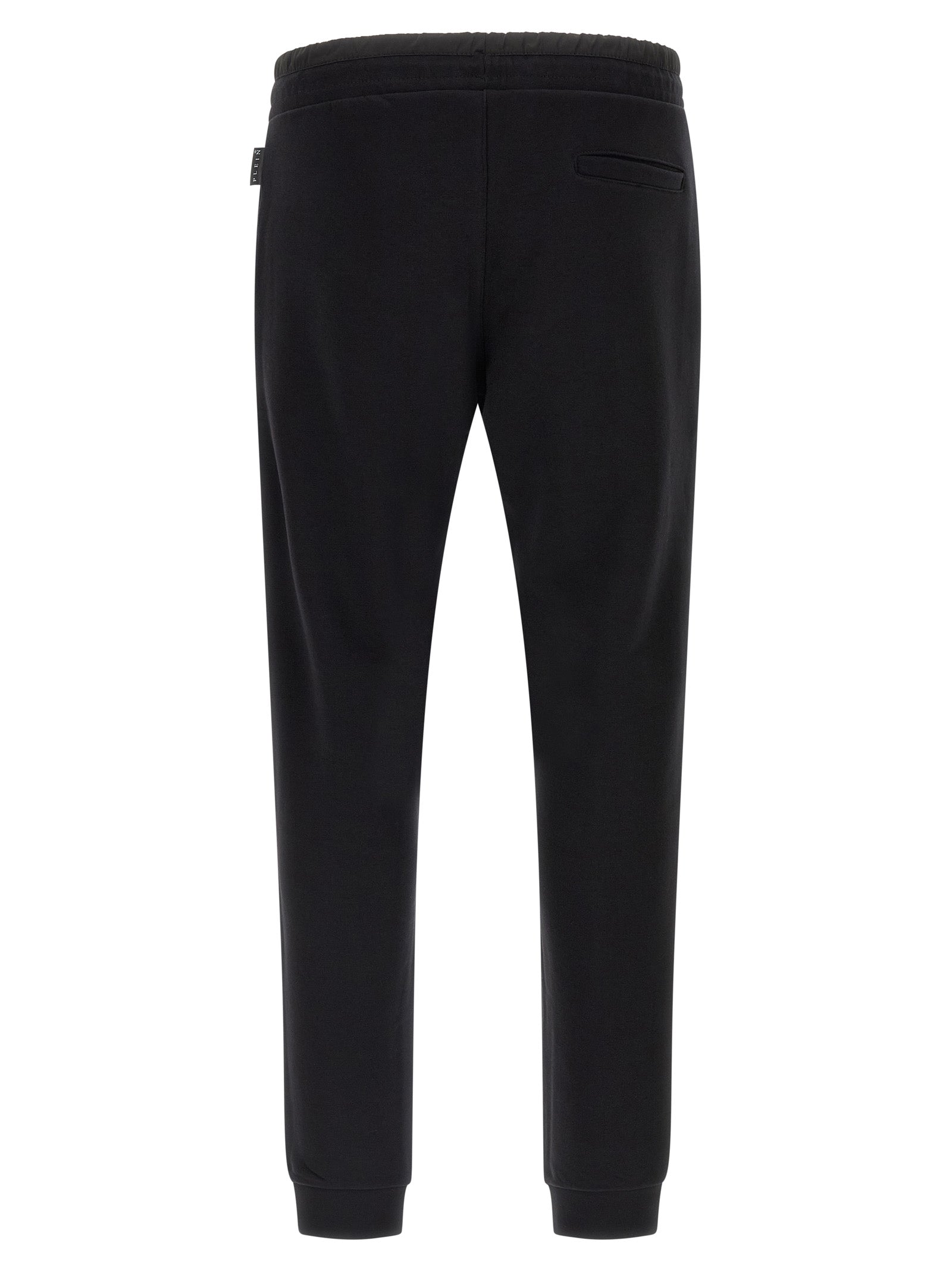 Philipp Plein Black Cotton Joggers (Workout Pants)