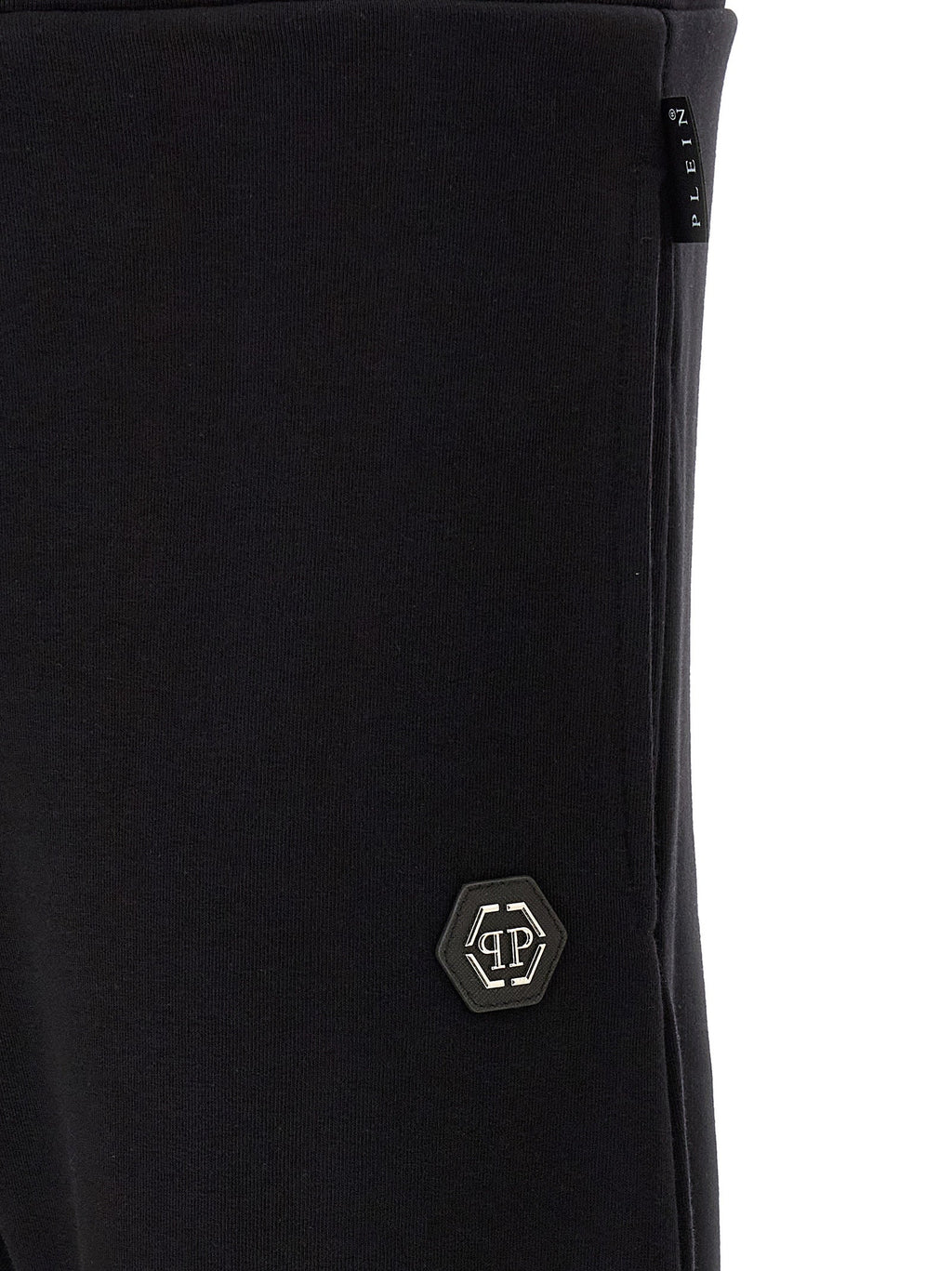 Philipp Plein Black Cotton Joggers (Workout Pants)