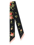 Dolce & Gabbana Black Silk Foulard