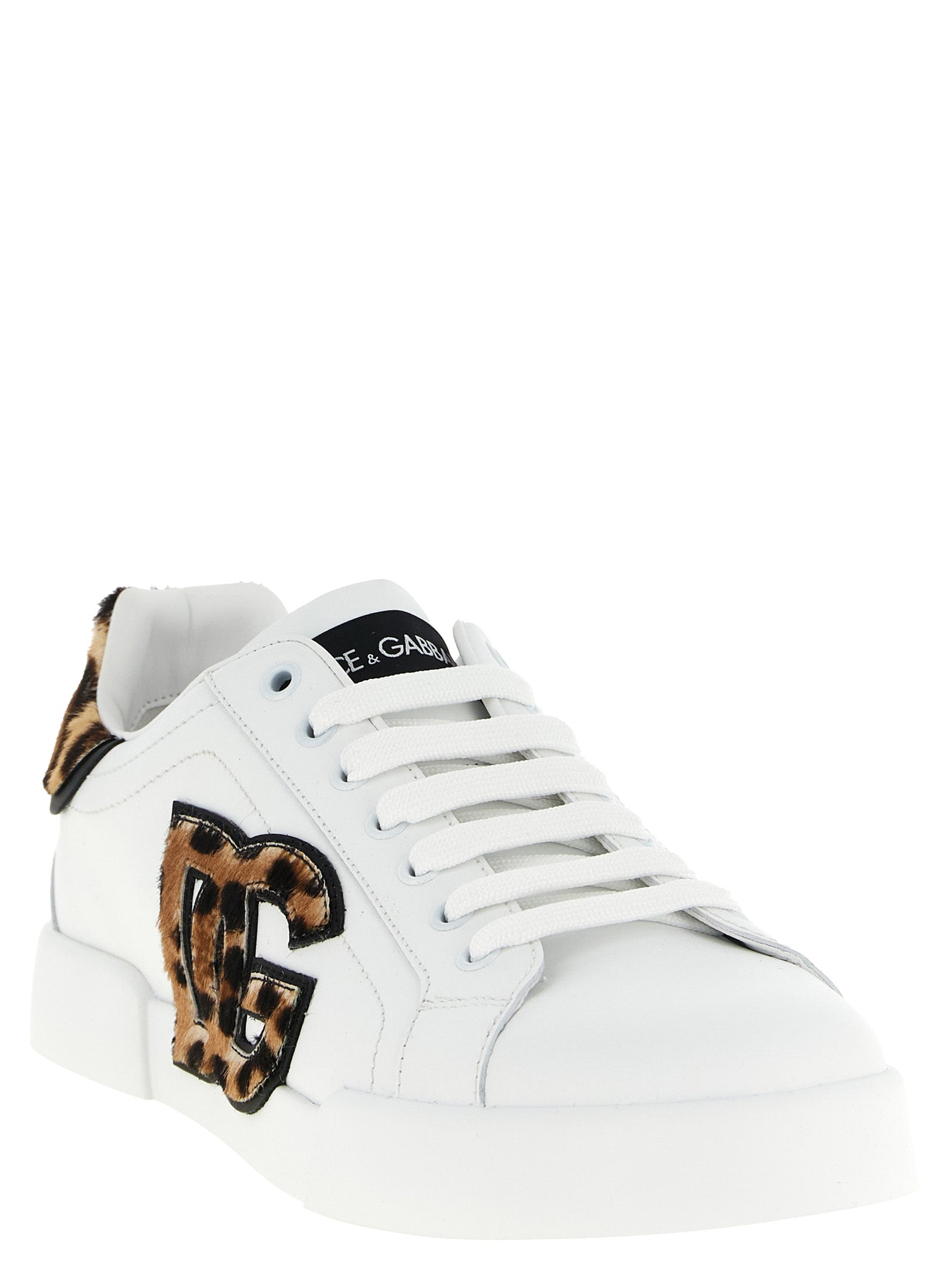 Dolce & Gabbana Brown Calfskin Low Top Sneakers