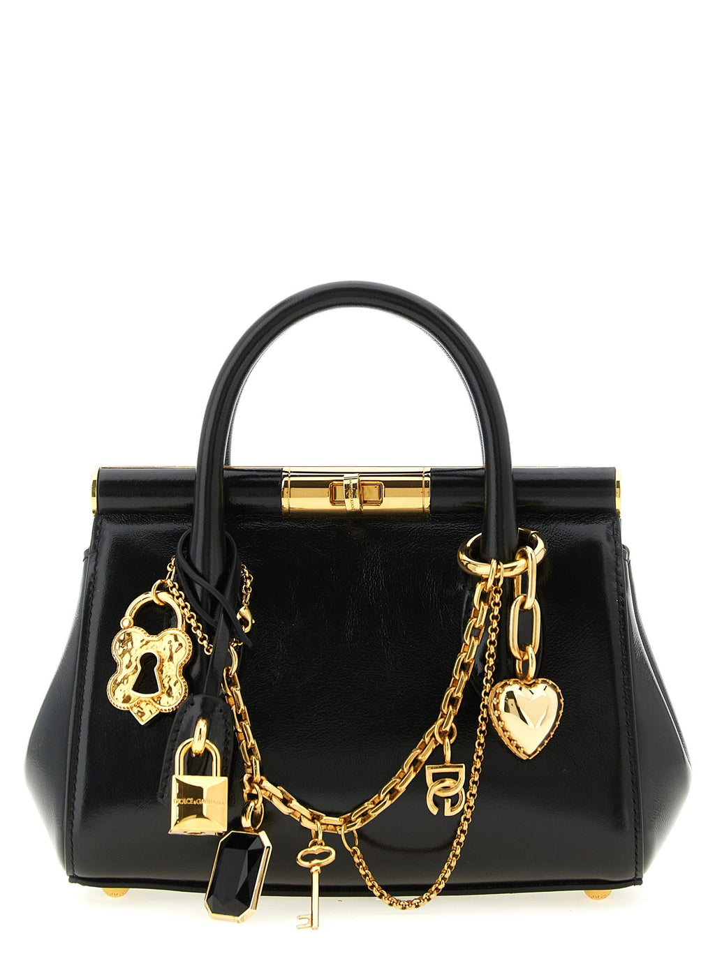Dolce & Gabbana Black Calfskin Handbag