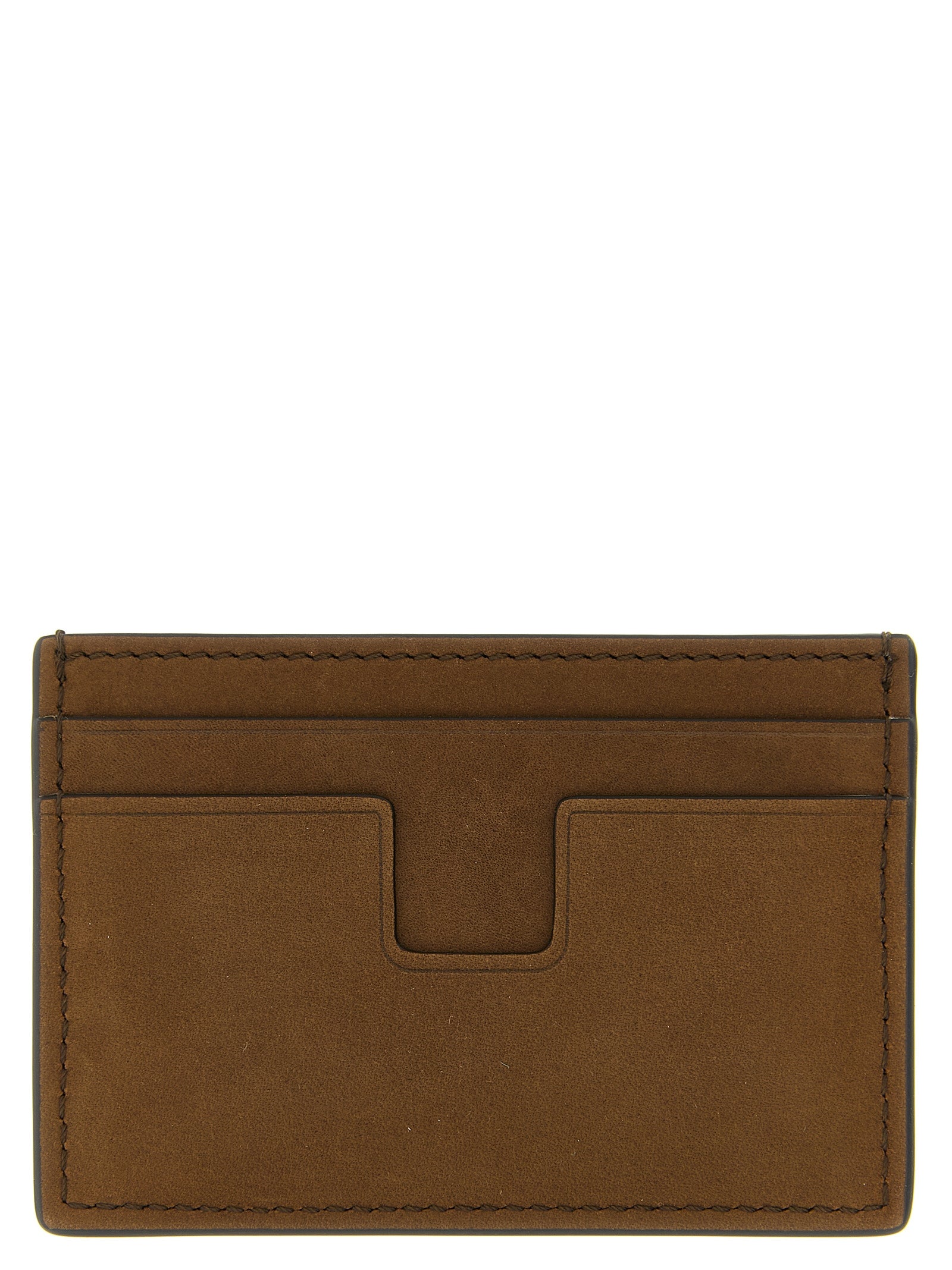 Tom Ford Brown Calfskin Cardholder