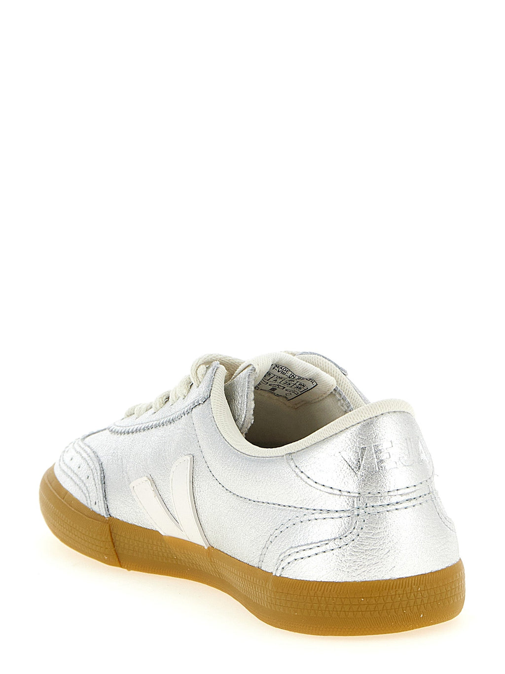 Veja Silver Genuine Leather Sneakers