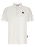 Philipp Plein White Cotton Polo Shirt