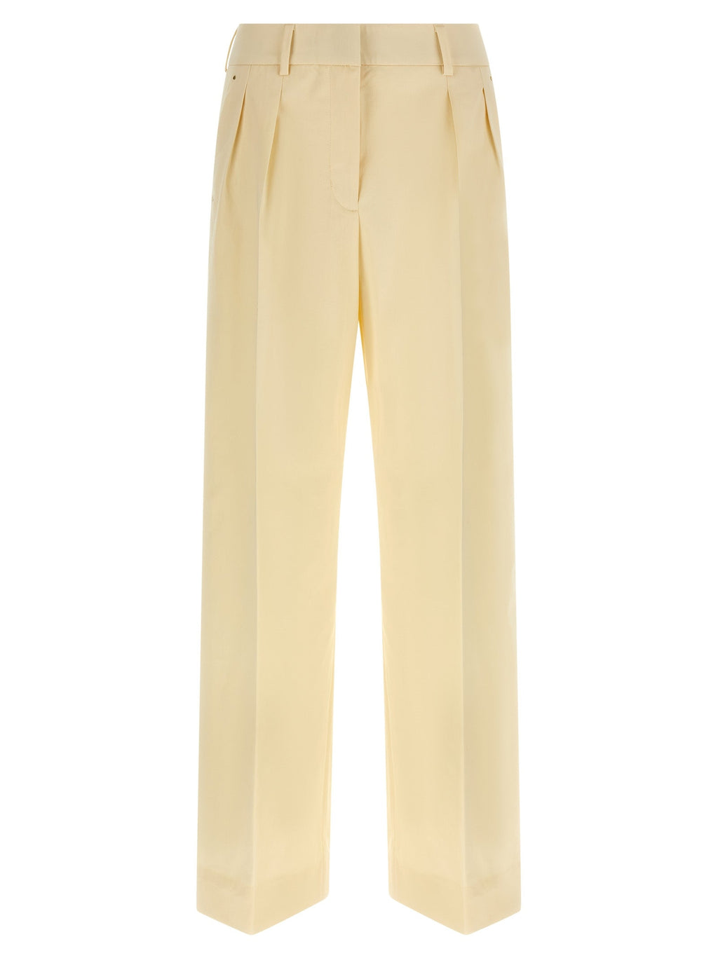 Moncler Beige Cotton Dress Pants