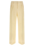Moncler Beige Cotton Dress Pants
