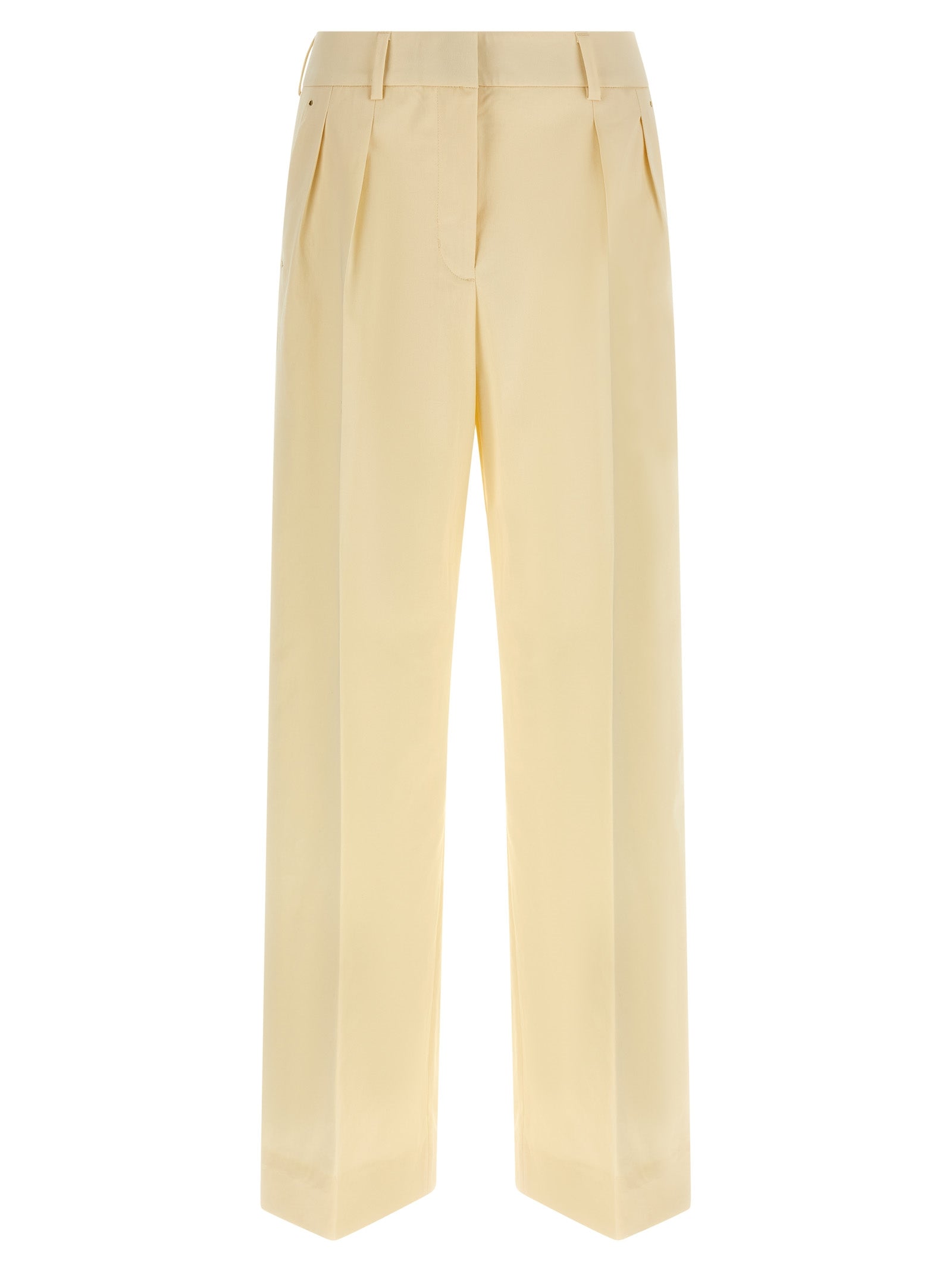 Moncler Beige Cotton Dress Pants