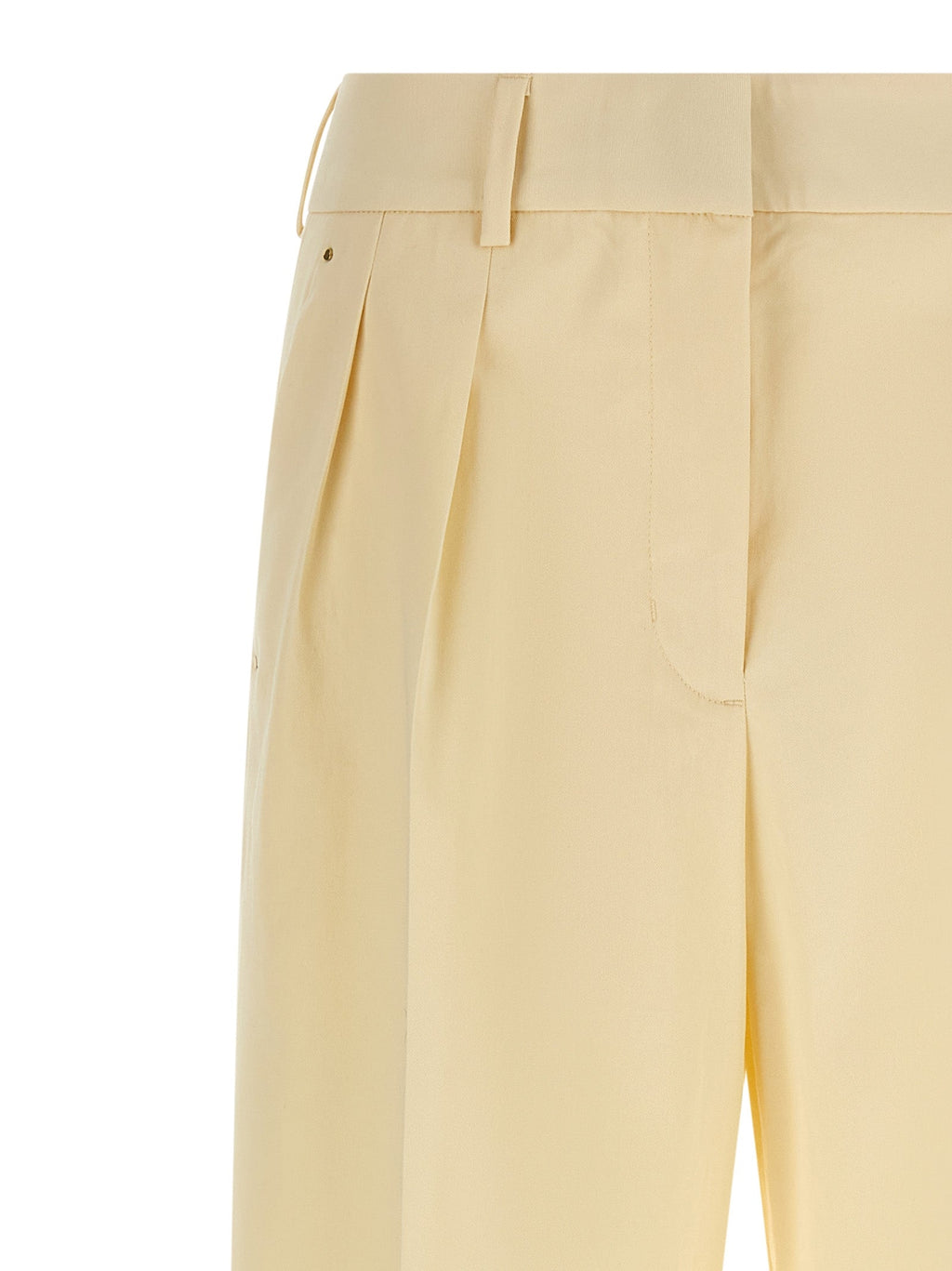 Moncler Beige Cotton Dress Pants