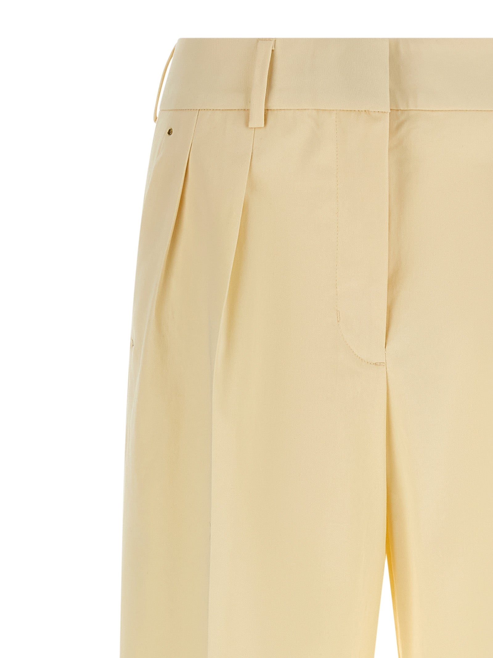 Moncler Beige Cotton Dress Pants