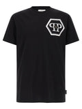 Philipp Plein Black Cotton T-Shirt