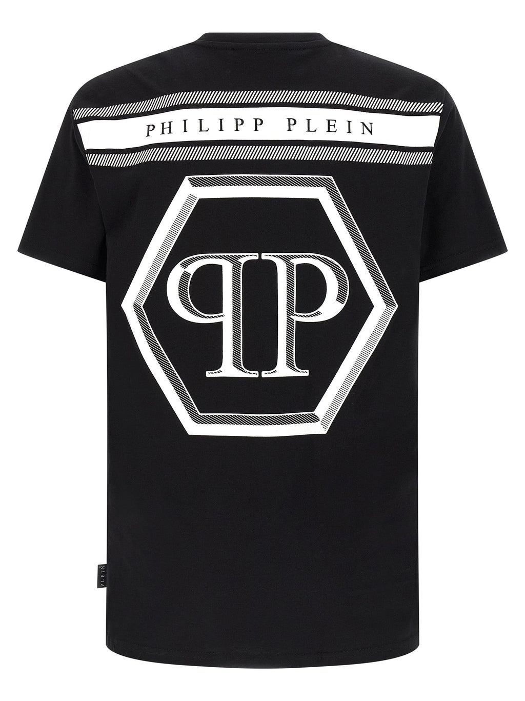 Philipp Plein Black Cotton T-Shirt