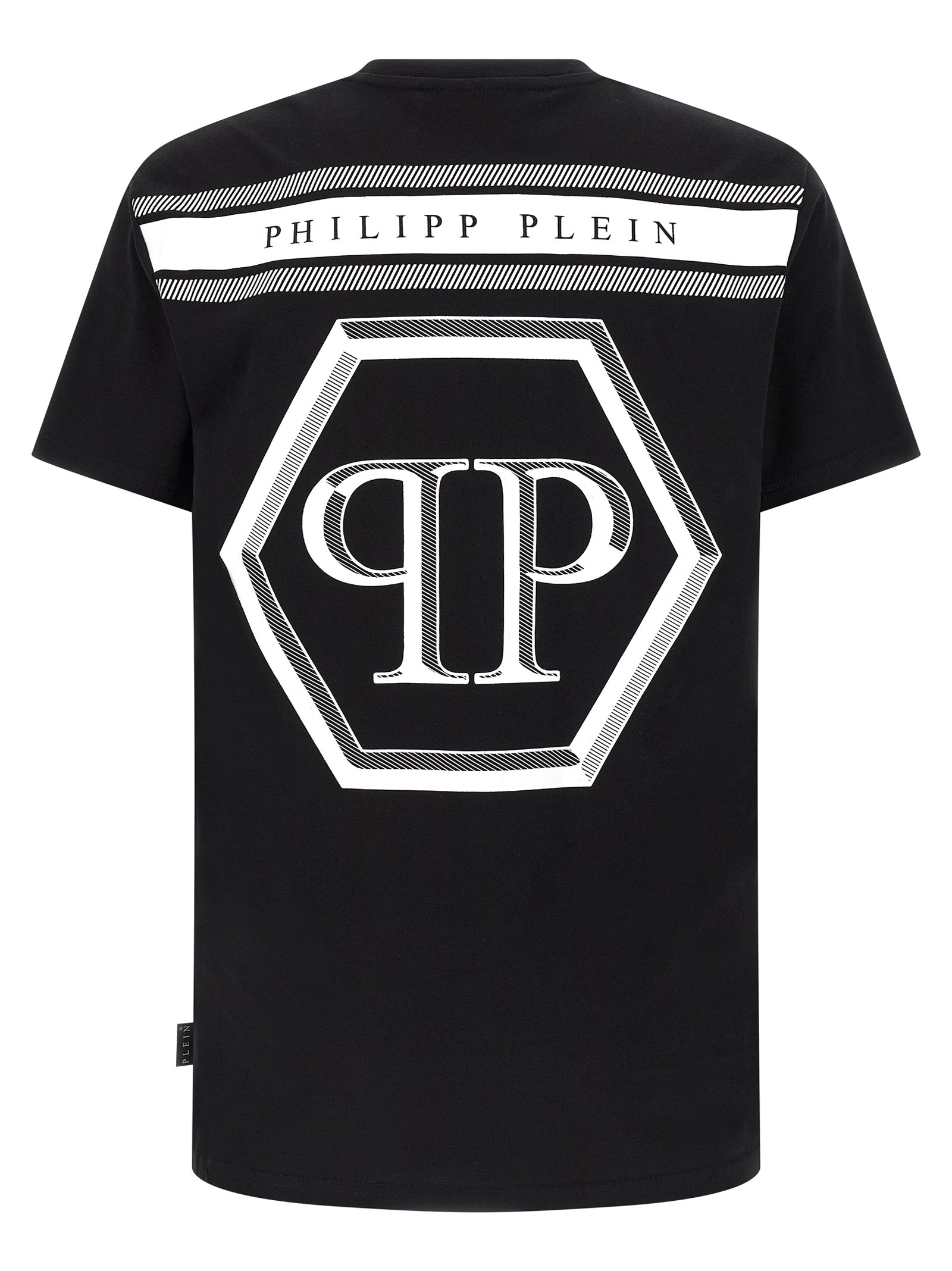 Philipp Plein Black Cotton T-Shirt