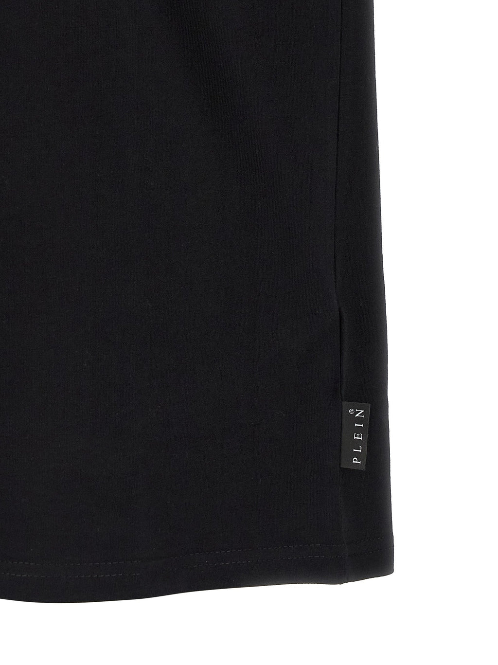 Philipp Plein Black Cotton T-Shirt