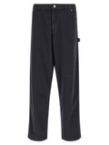 Moncler Blue Cotton Cargo Pants