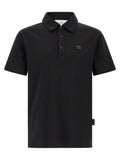 Philipp Plein Black Cotton Polo Shirt