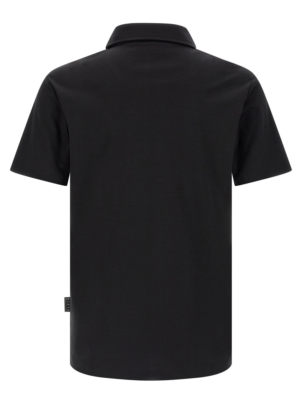Philipp Plein Black Cotton Polo Shirt