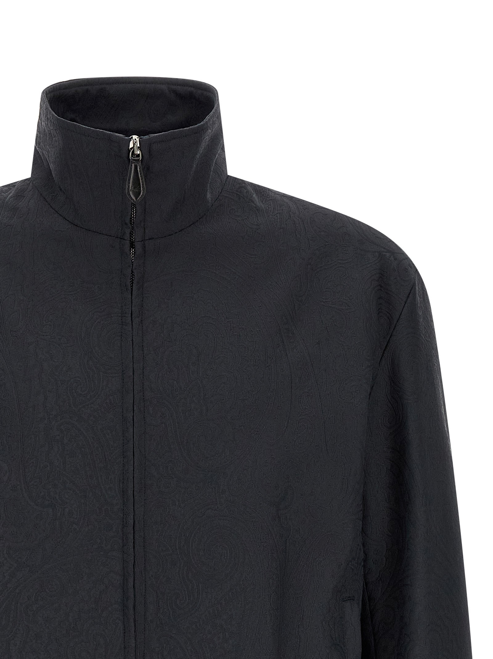 Etro Blue Polyamide Jacket