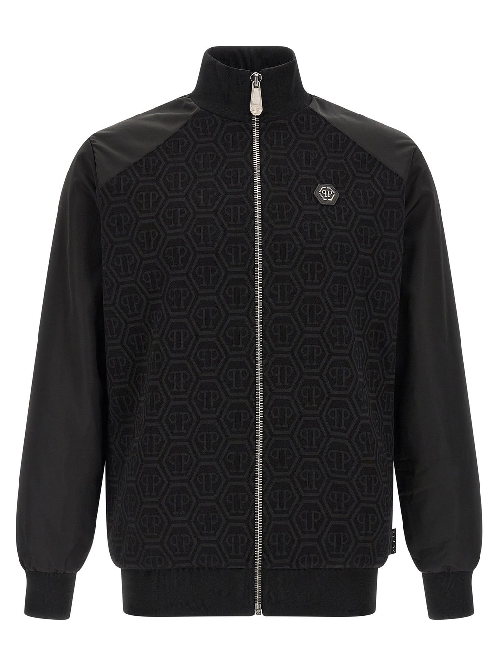 Philipp Plein Black Cotton Sweatshirt