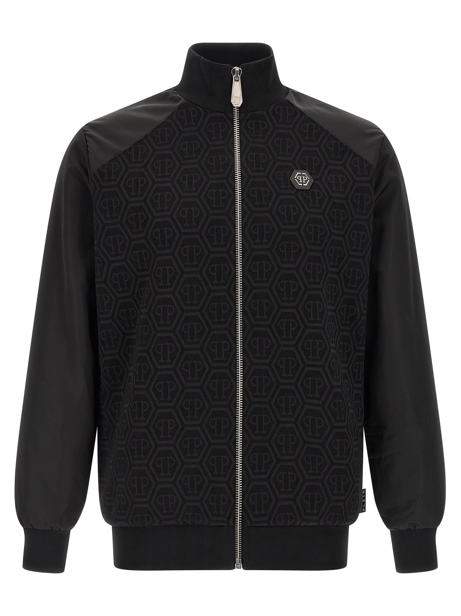 Philipp Plein Black Cotton Sweatshirt