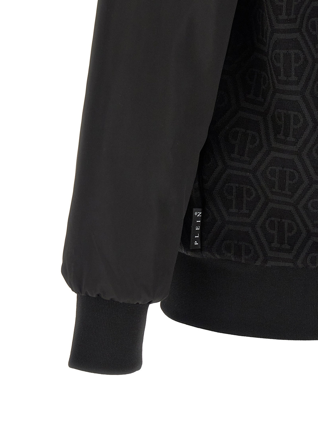 Philipp Plein Black Cotton Sweatshirt