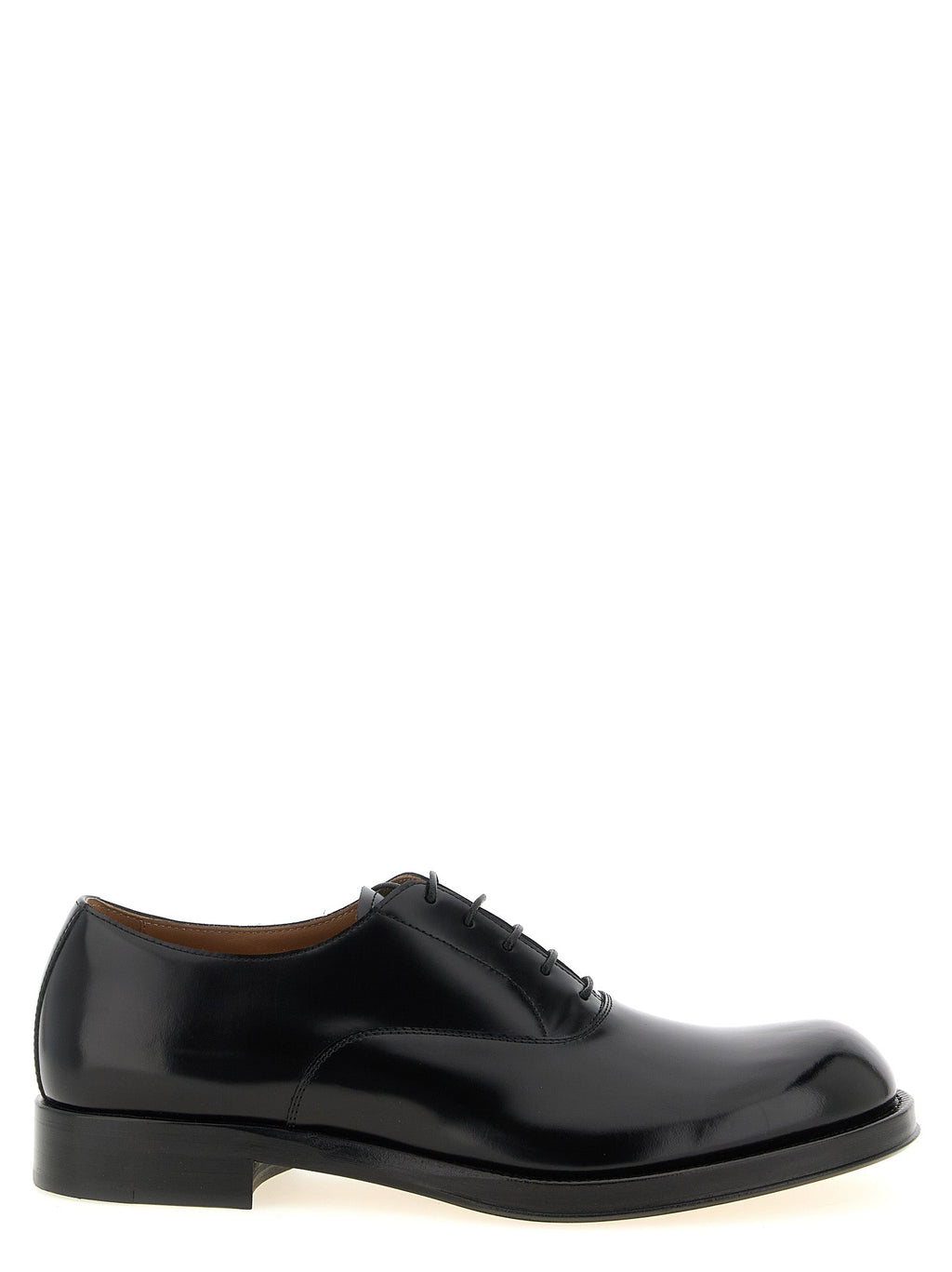 Dries Van Noten Black Calfskin Oxfords And Derbies