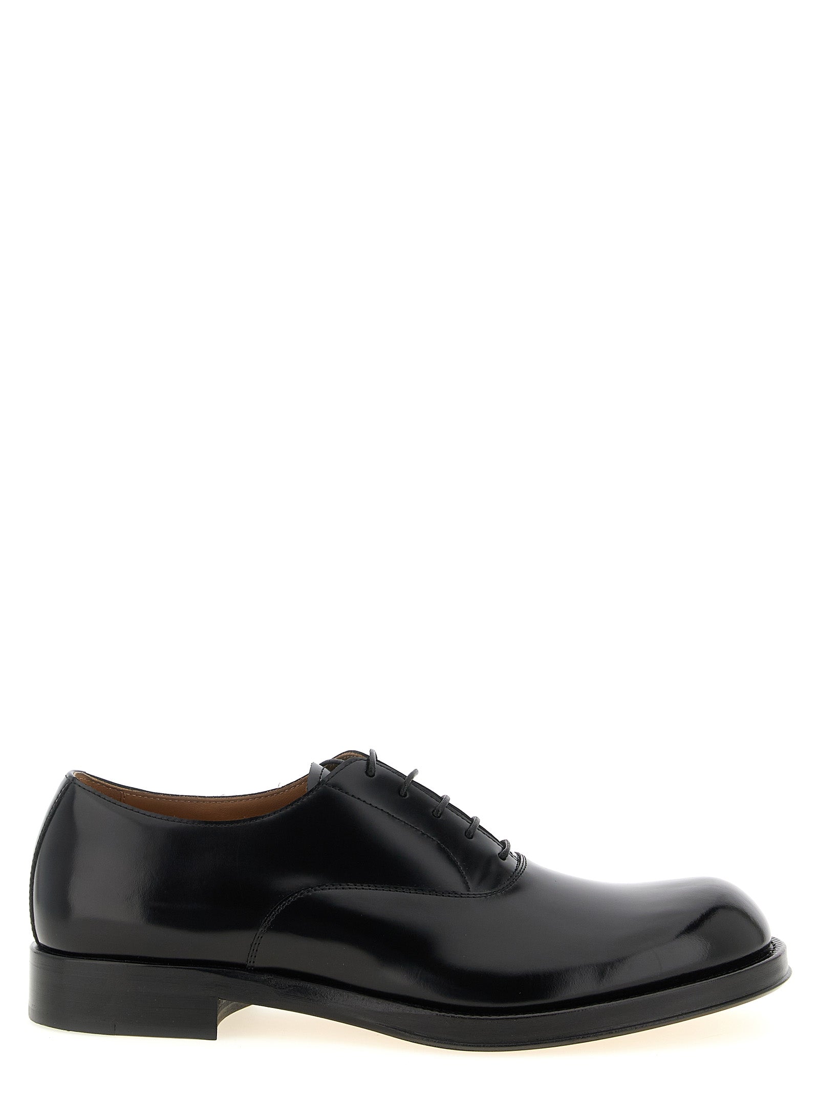 Dries Van Noten Black Calfskin Oxfords And Derbies