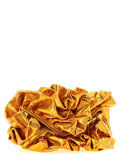 Dries Van Noten Orange Cowhide Clutch Bag