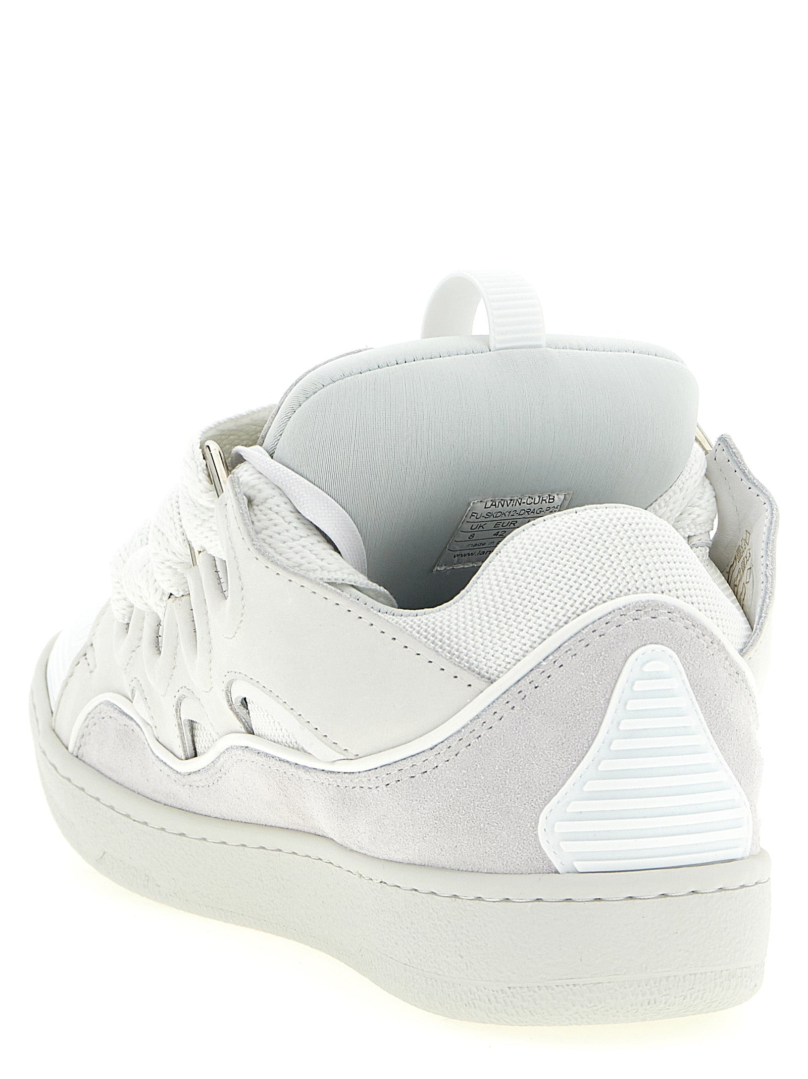 Lanvin White Calfskin Chunky Sneakers