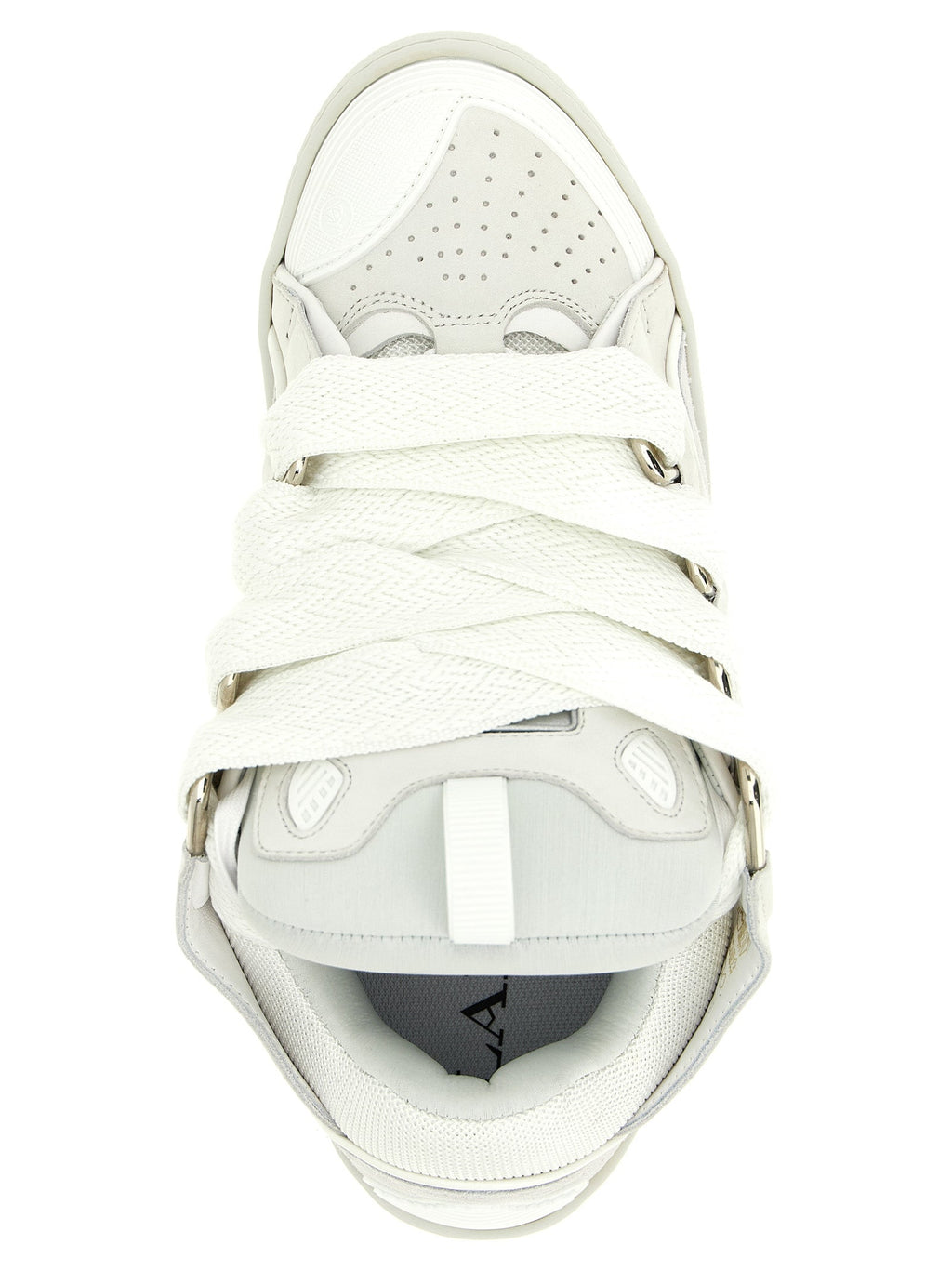 Lanvin White Calfskin Chunky Sneakers