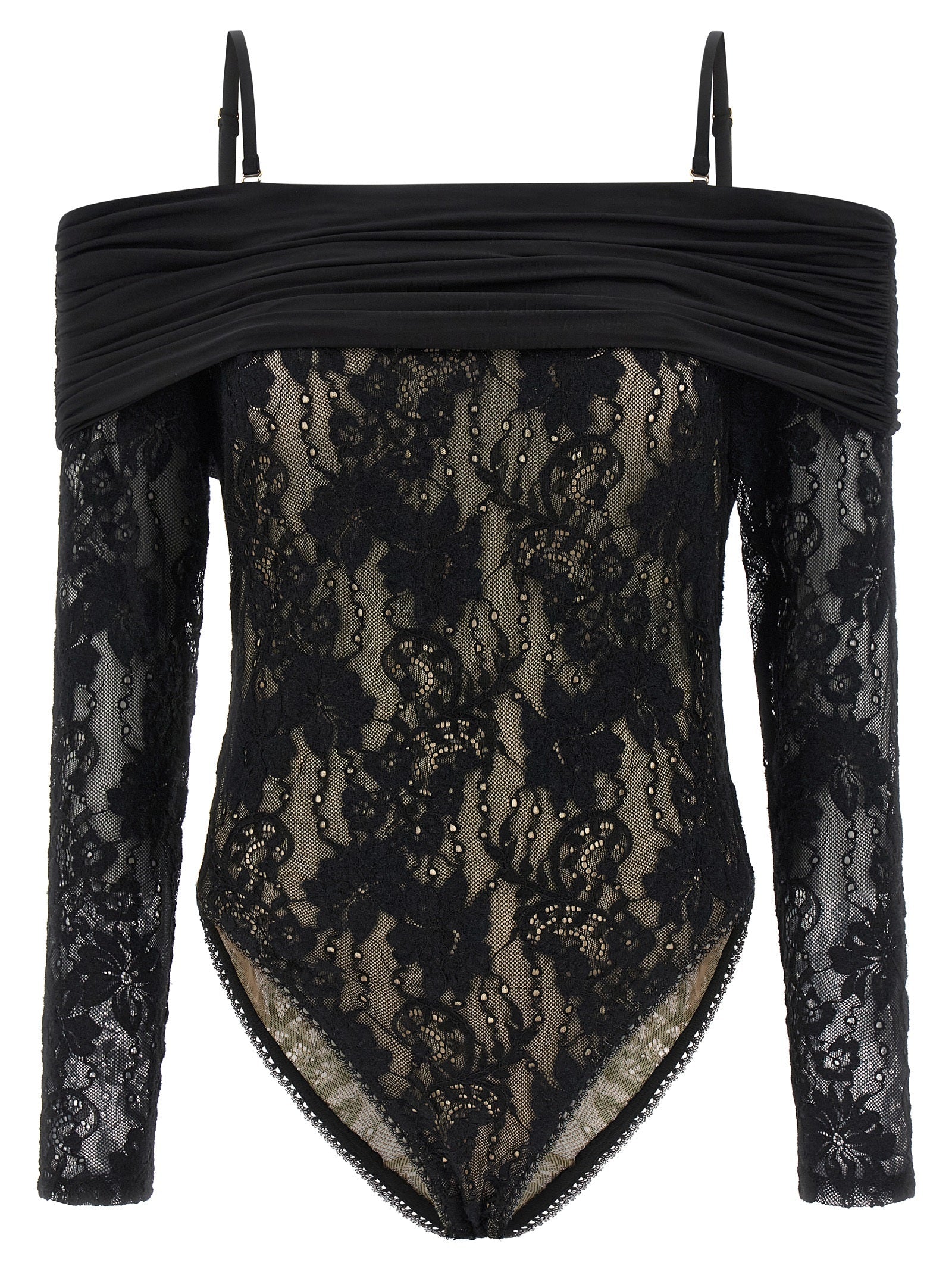 Zimmermann Black Polyamide Bodysuit