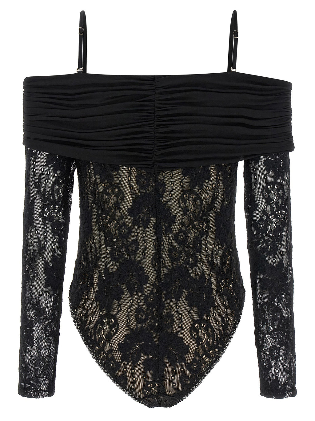 Zimmermann Black Polyamide Bodysuit