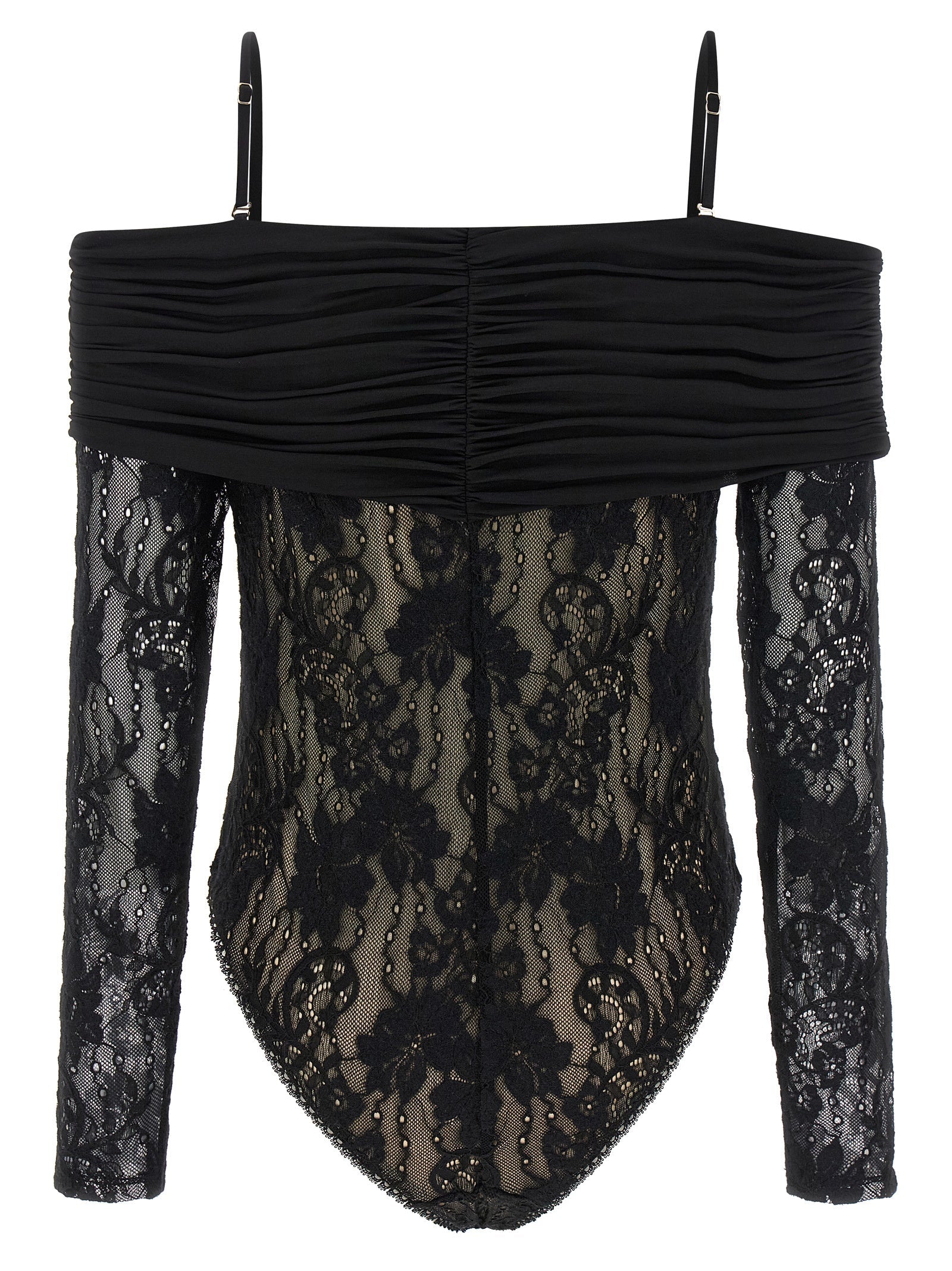 Zimmermann Black Polyamide Bodysuit