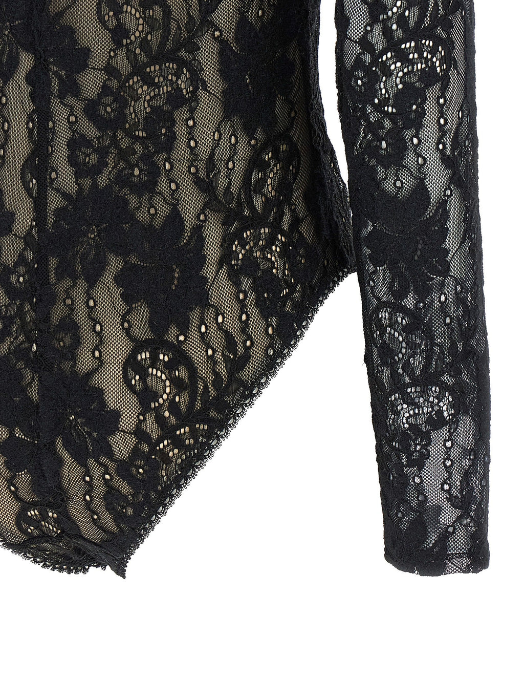 Zimmermann Black Polyamide Bodysuit