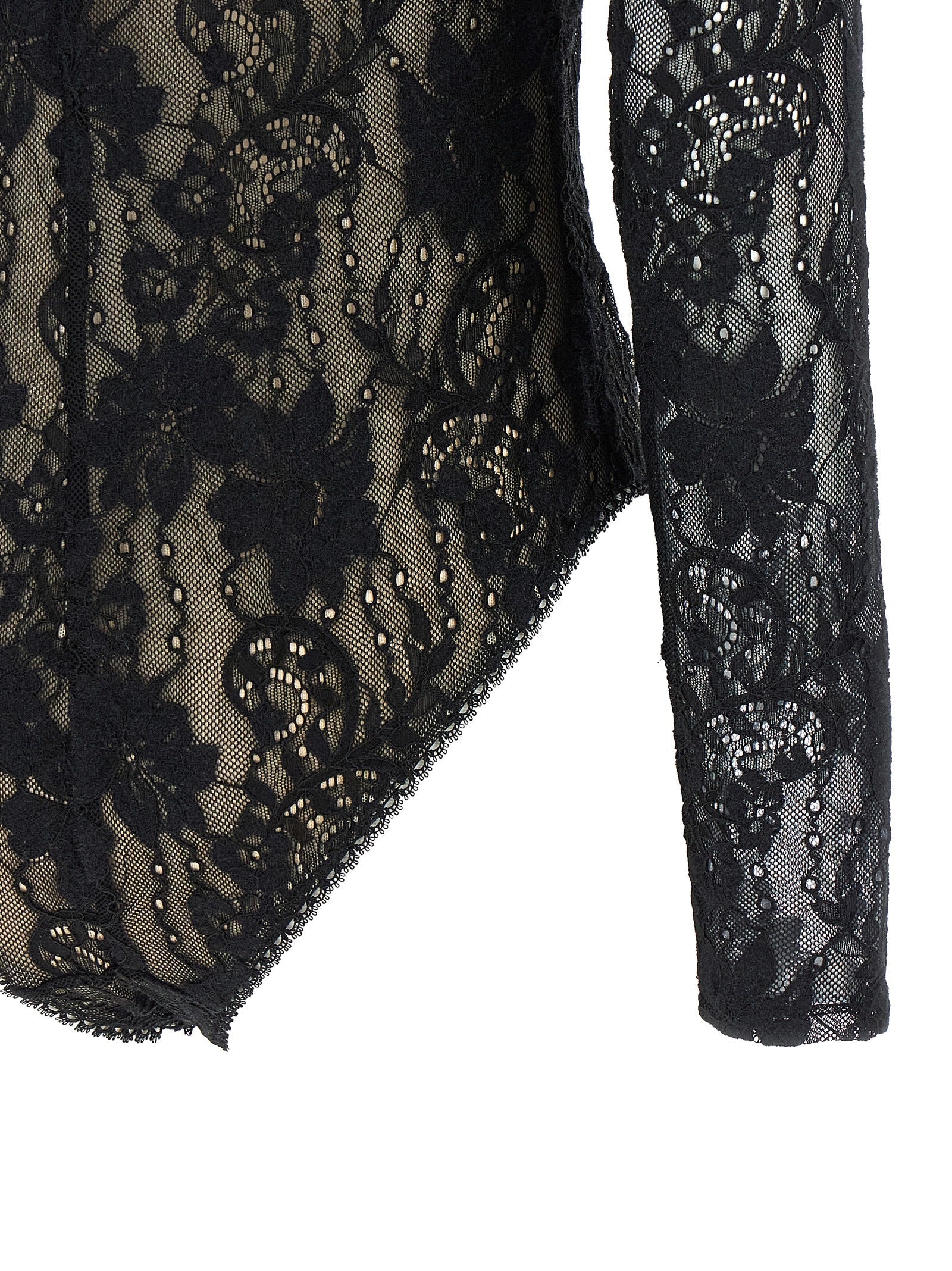 Zimmermann Black Polyamide Bodysuit