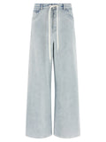 MM6 Maison Margiela Blue Cotton Jeans Denim