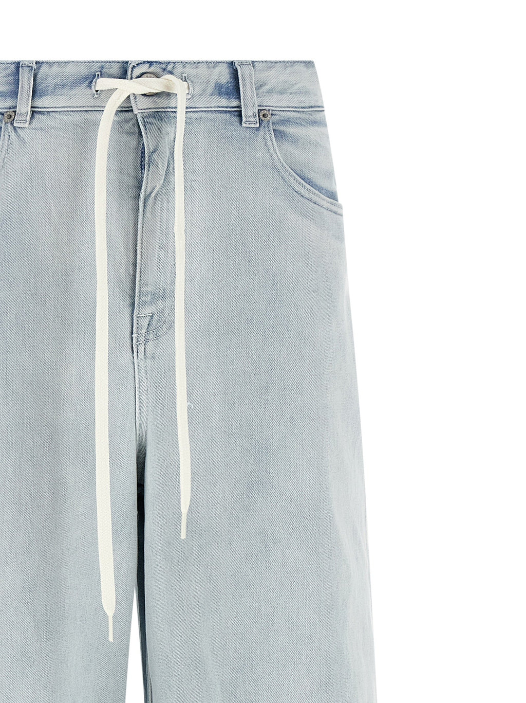 MM6 Maison Margiela Blue Cotton Jeans Denim