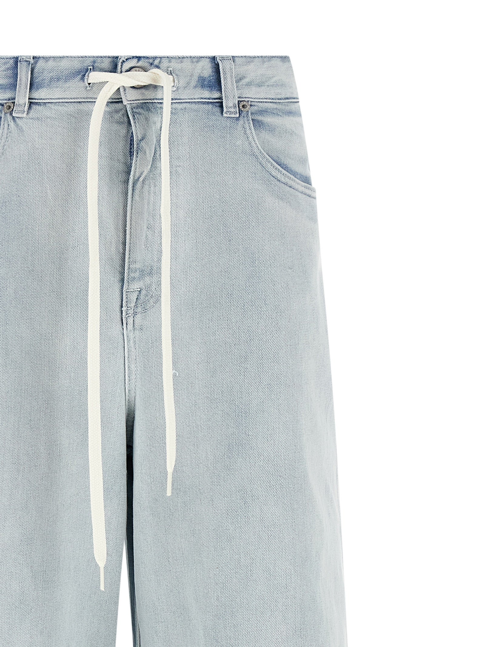MM6 Maison Margiela Blue Cotton Jeans Denim