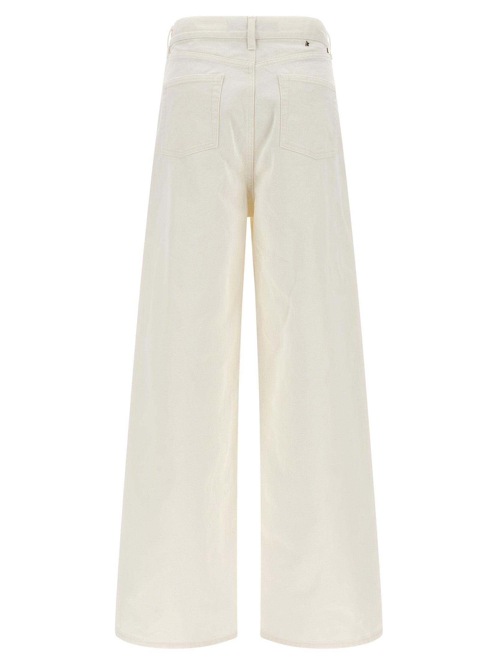 Golden Goose White Cotton Boyfriend Jeans