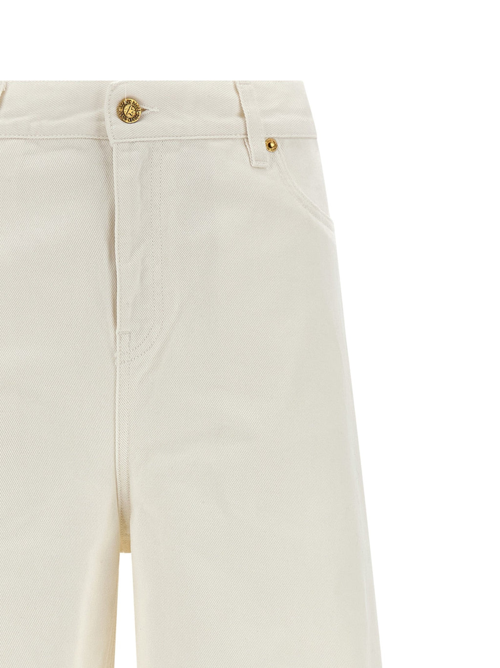 Golden Goose White Cotton Boyfriend Jeans